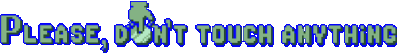 Please, Don’t Touch Anything Логотип