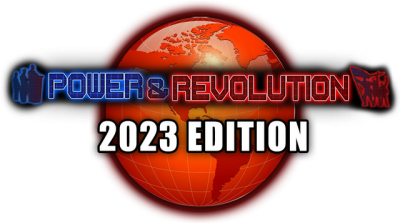 Power and Revolution 2023 Edition Логотип