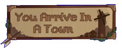 You Arrive in a Town Логотип