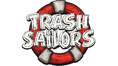 Trash Sailors: Co-Op Trash Raft Simulator Логотип