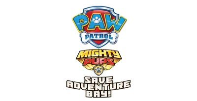 PAW Patrol Mighty Pups Save Adventure Bay Логотип
