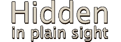 Hidden in Plain Sight Логотип