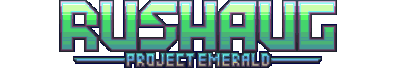 Rushaug: Project Emerald Логотип