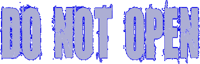DO NOT OPEN Логотип