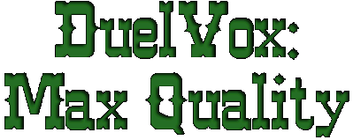 DuelVox: Max Quality Логотип