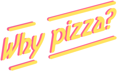 Why pizza? Логотип