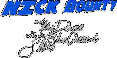 Nick Bounty and the Dame with the Blue Chewed Shoe Логотип