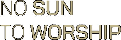 No Sun To Worship Логотип