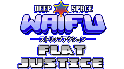 Deep Space Waifu: FLAT JUSTICE Логотип