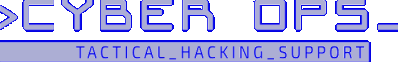Cyber Ops Логотип