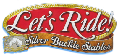 Let's Ride! Silver Buckle Stables Логотип