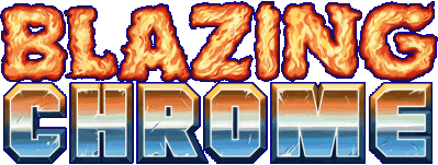 Blazing Chrome Логотип