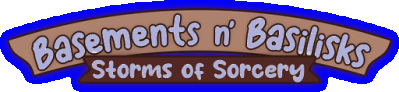 Basements n' Basilisks: Storms of Sorcery Логотип