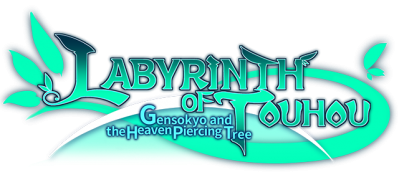 LABYRINTH OF TOUHOU - GENSOKYO AND THE HEAVEN-PIERCING TREE Логотип