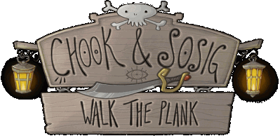 Chook and Sosig: Walk the Plank Логотип