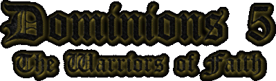 Dominions 5 - Warriors of the Faith Логотип