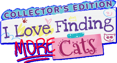 I Love Finding MORE Cats Логотип