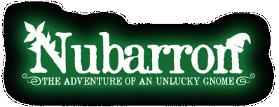 Nubarron: The adventure of an unlucky gnome Логотип